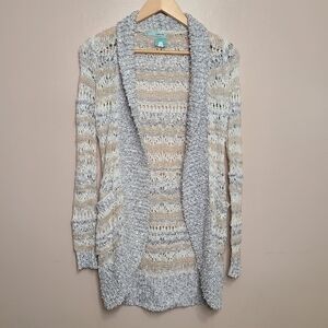 NWT Maurices Striped Knit Cardigan